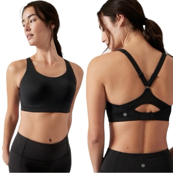 Athleta Black Molded Cup High Impact Advance Bra - 34C - Picture 1 of 3